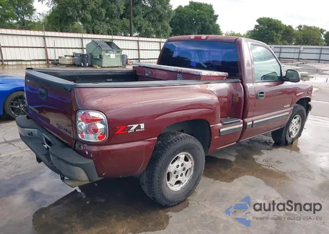 2002 Chevrolet Silverado 1500 Ls из США, поврежденный, VIN 1GCEK14V02Z331249